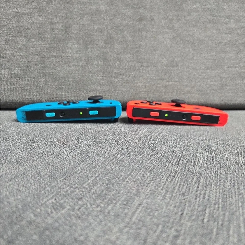 Nintendo Switch with Red and Blue Joy-Con